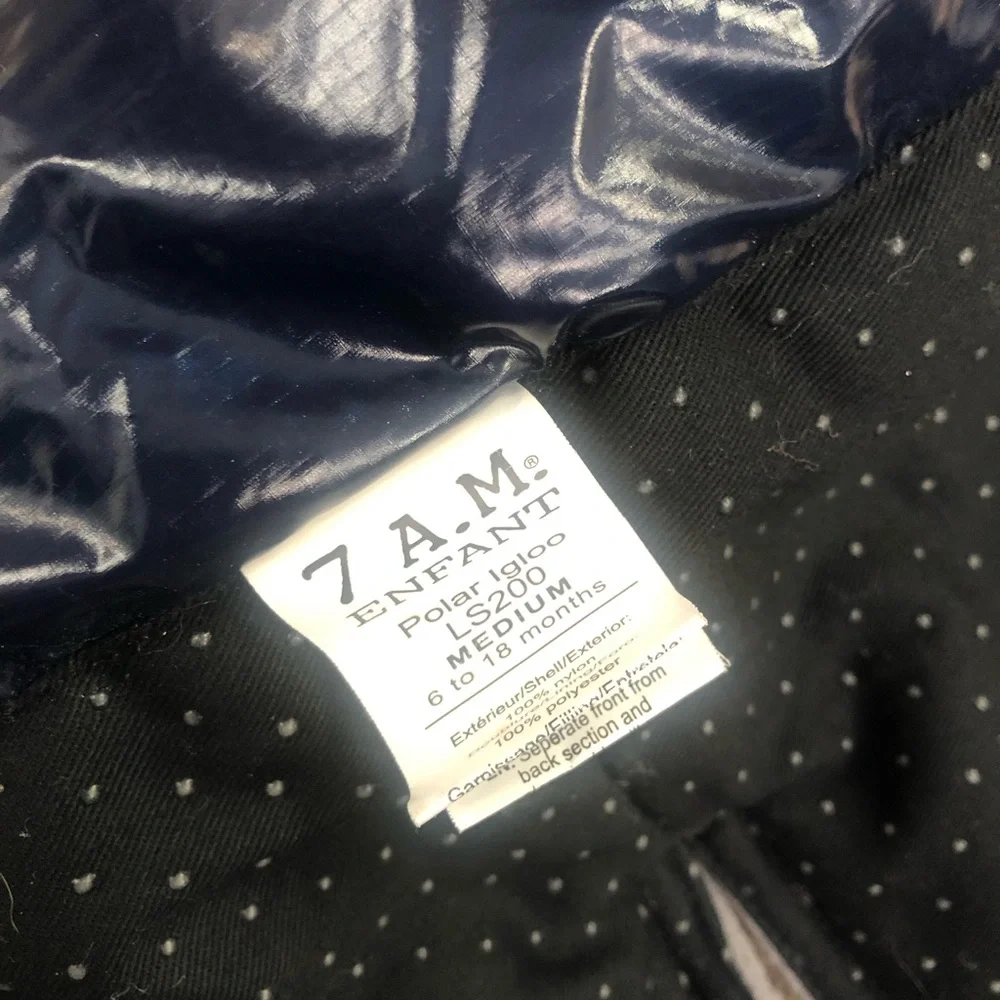 Cozy Navy Blue Kids Sleeping Bag Set